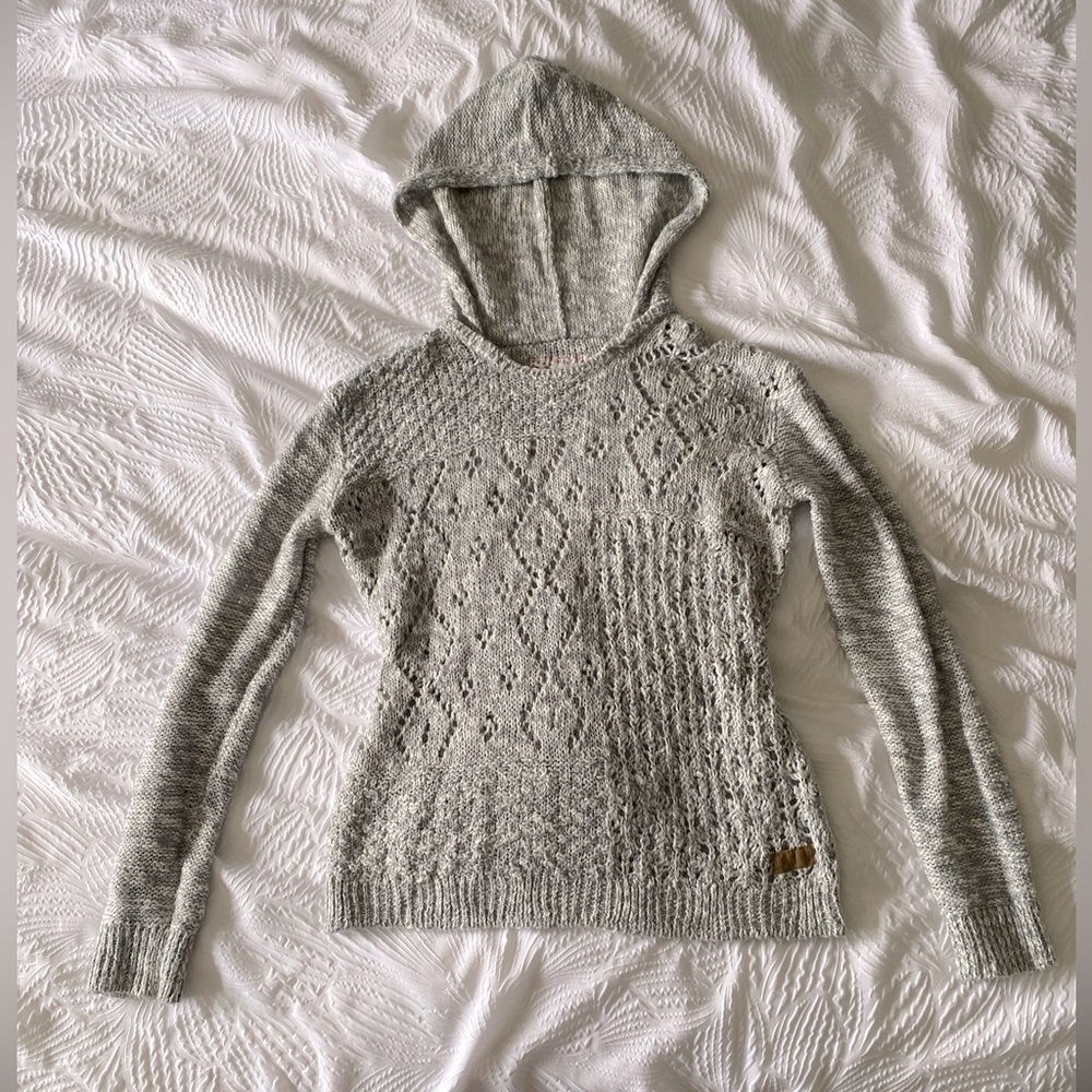 Womens gray Knitted Sweater
